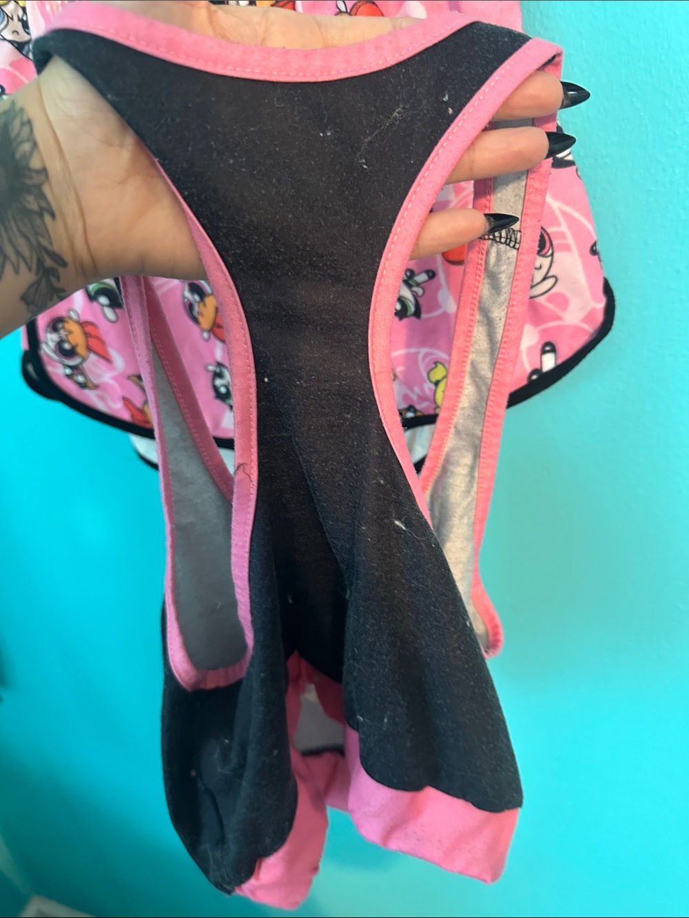 ROMWE The PowerPuff Girl Sports Bra Casual Shorts Set S - Picture 5 of 8